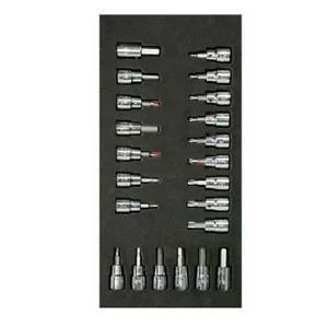 URREA 22 pc 3/8? DRIVE SOCKET SETS WITH ACCESSORIES #CH108