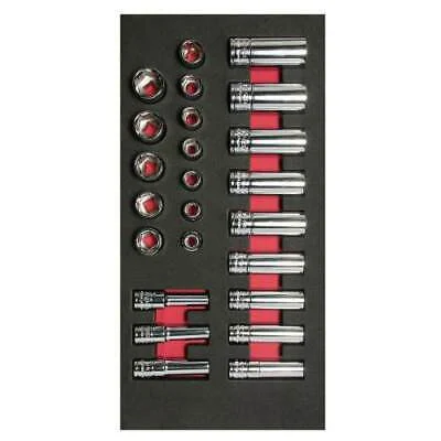 URREA 24 pc 3/8? DRIVE SOCKET SETS WITH ACCESSORIES #CH107