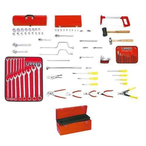 URREA 86 pc industrial basic tool sets with toolbox #99401