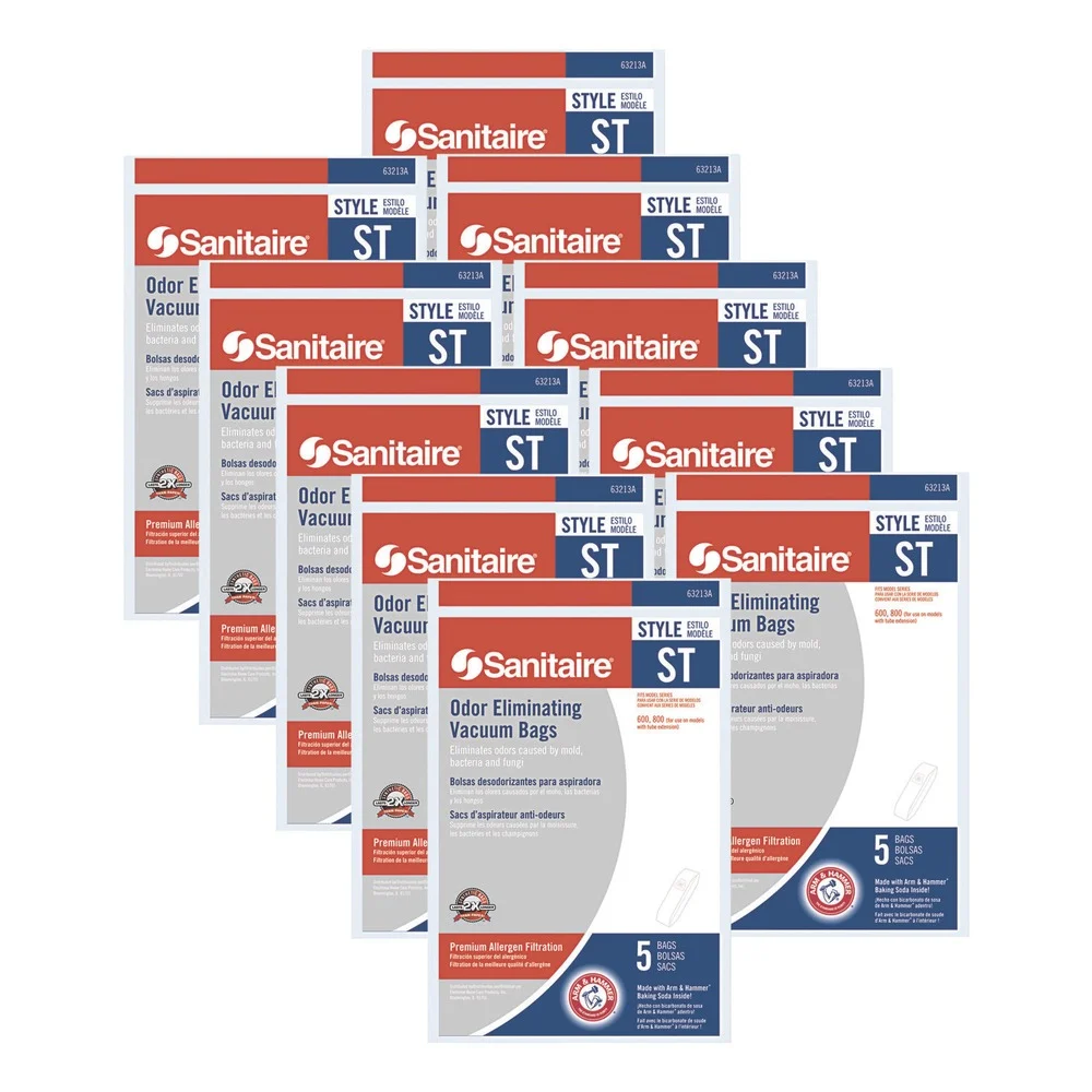 Sanitaire Style ST Disposable Vacuum Bags for SC600 and SC800 Series (10/Carton)