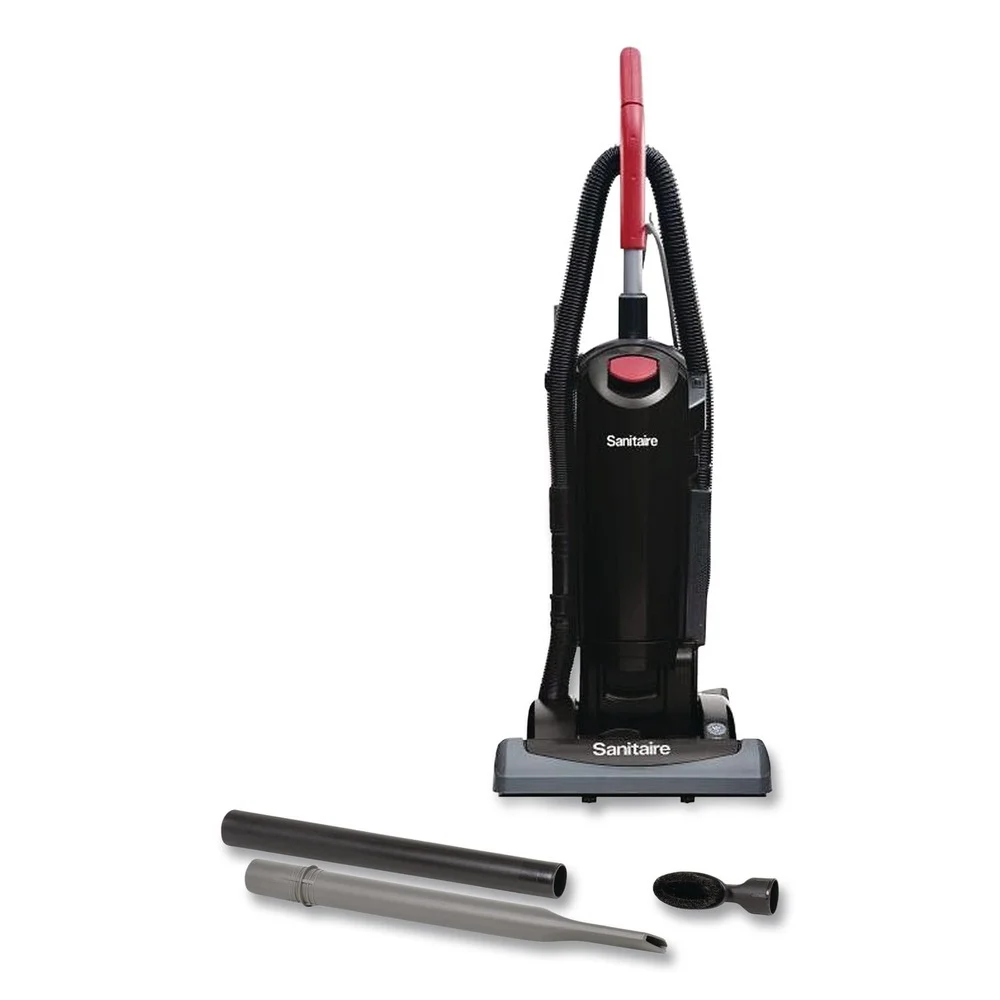 Sanitaire SC5815D 15 in. Cleaning Path FORCE QuietClean Upright Vacuum - Red
