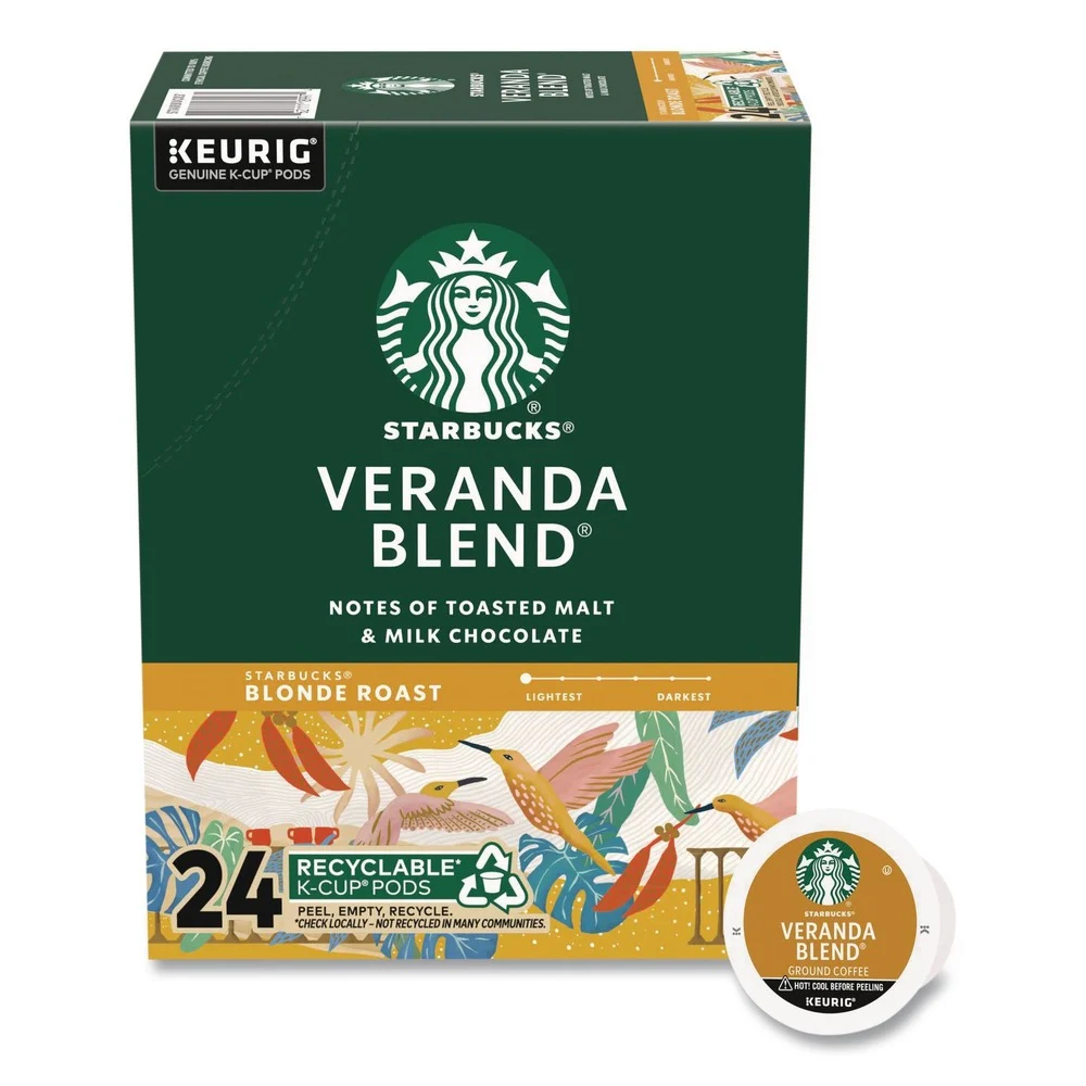 Starbucks Coffee K-Cups Pack - Veranda Blend (24/Box)
