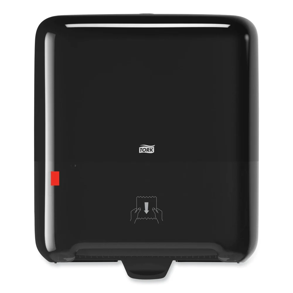 Tork Elevation Matic 13.2 in. x 8.1 in. x 14.65 in. Hand Towel Roll Dispenser - Black (1/Carton)
