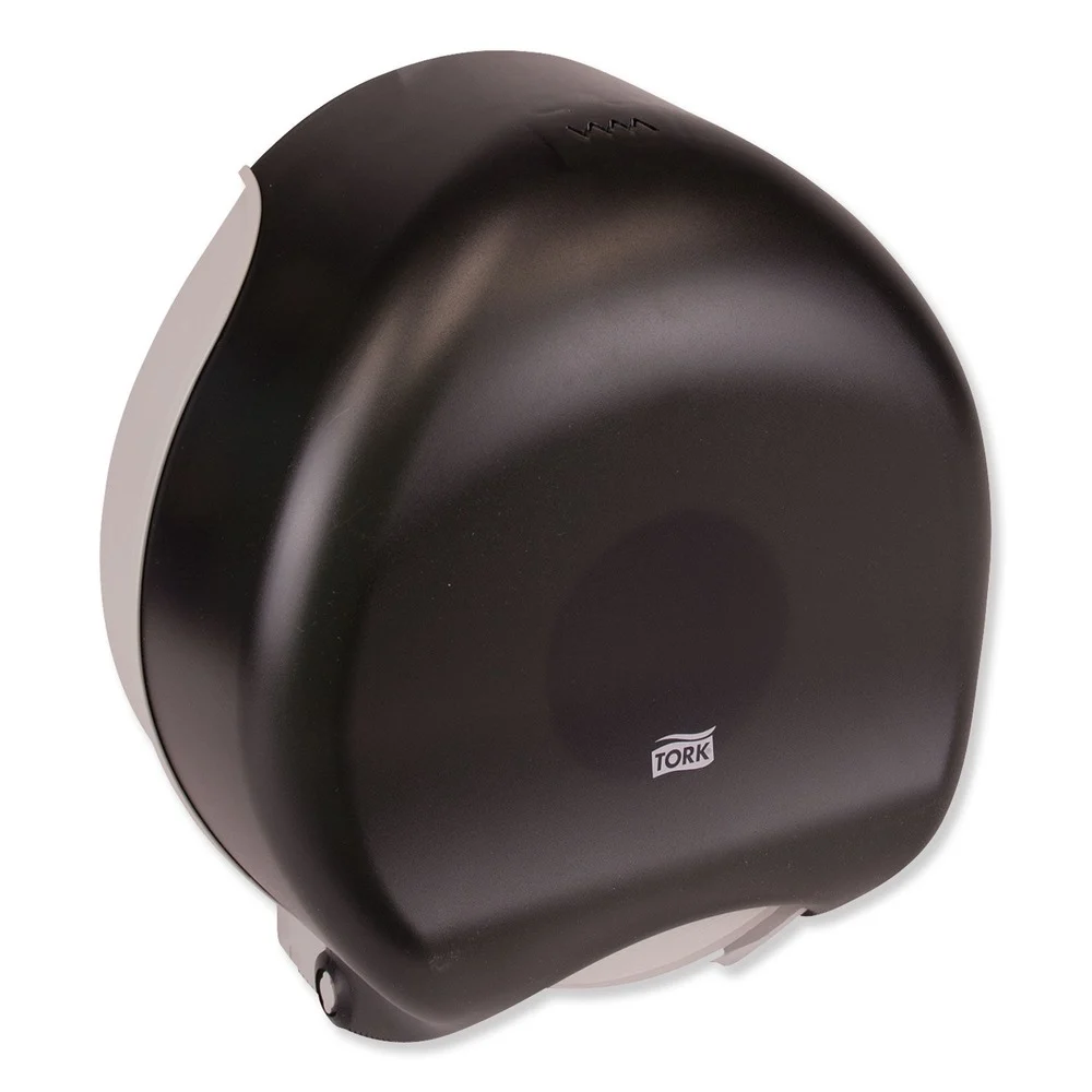 Tork 10.63 x 5.75 x 12 Jumbo Bath Tissue Dispenser - Smoke (1/Carton)