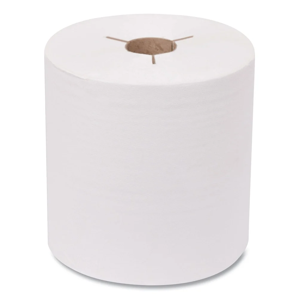 Tork 8 in. x 10 in. Advanced Notched Hand Towel Roll - White (6/Carton)