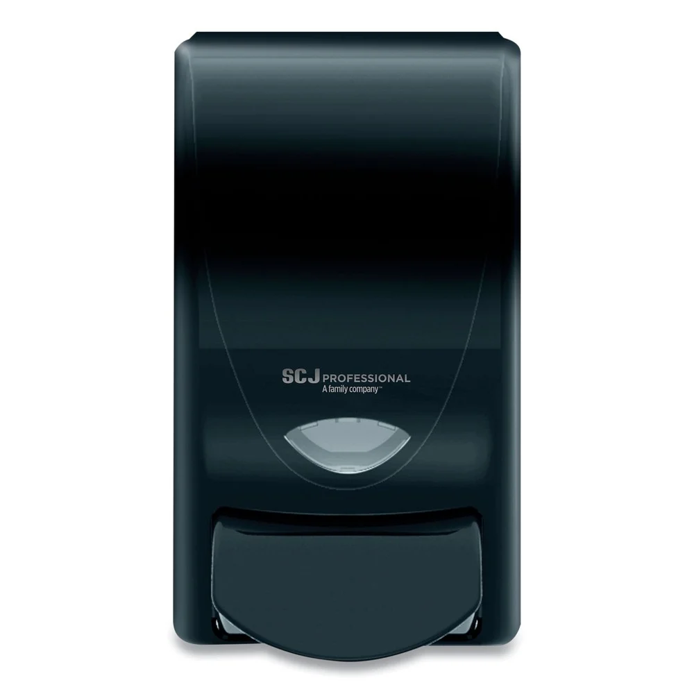 SC Johnson 4.61 in. x 4.92 in. x 9.25 in. 1 Liter Manual Skincare Dispenser - Black