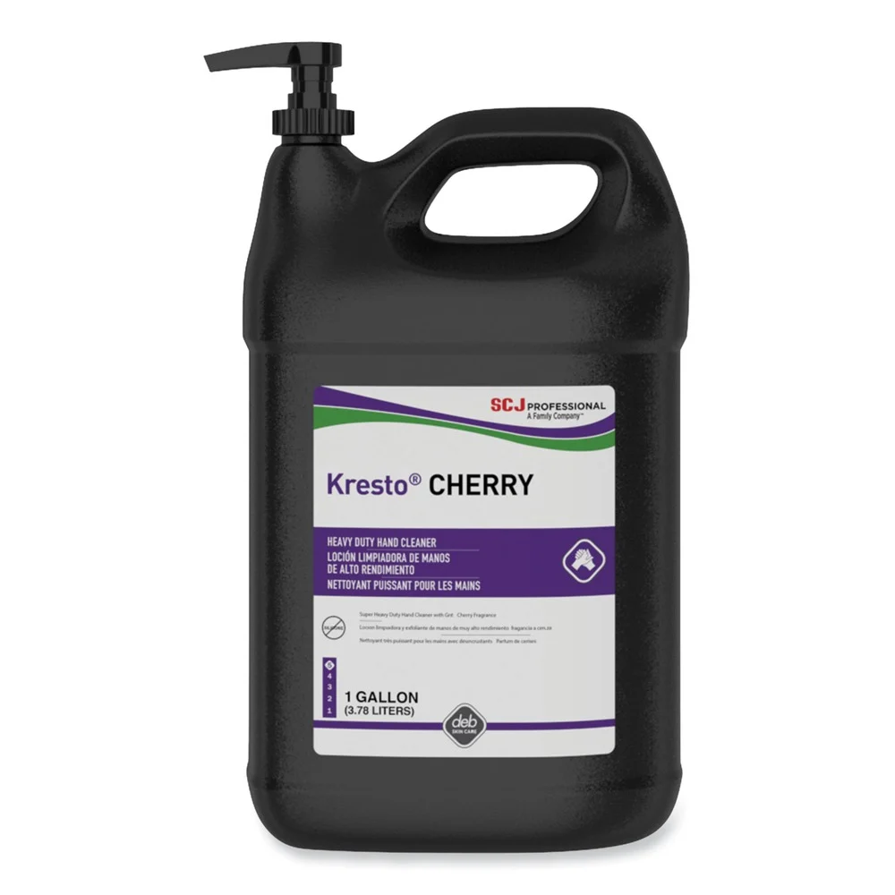 SC Johnson 1 gal. Kresto Cherry Heavy Duty Hand Cleaner Manual Cartridge - Cherry Scent (4/Carton)