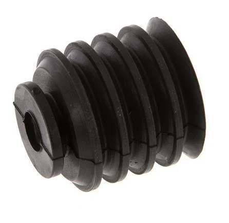 30mm Bellows CR Black Vacuum Suction Cup Stroke 21mm