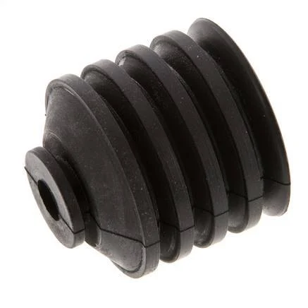 40mm Bellows CR Black Vacuum Suction Cup Stroke 20mm