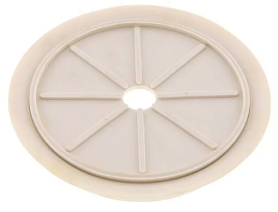 200mm Flat NRE White Vacuum Suction Cup G 1/2 inch Female Stroke 5mm Thin Lips
