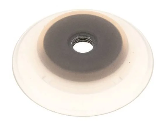 80mm Flat Silicone Clear Vacuum Suction Cup G 1/4 inch Female Stroke 6mm Robust Lips