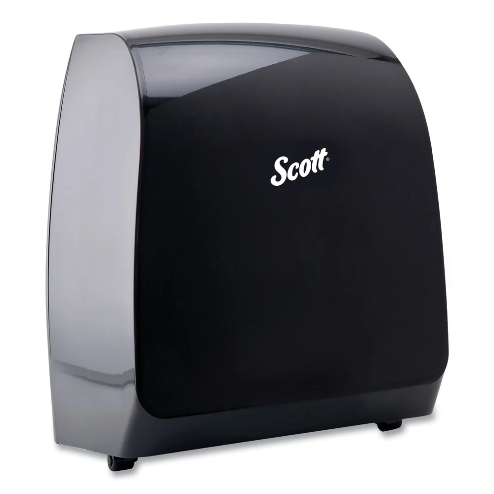 Scott 34348 12.66 in. x 9.18 in. x 16.44 in. Pro Electronic Hard Roll Towel Dispenser - Smoke (1/Carton)
