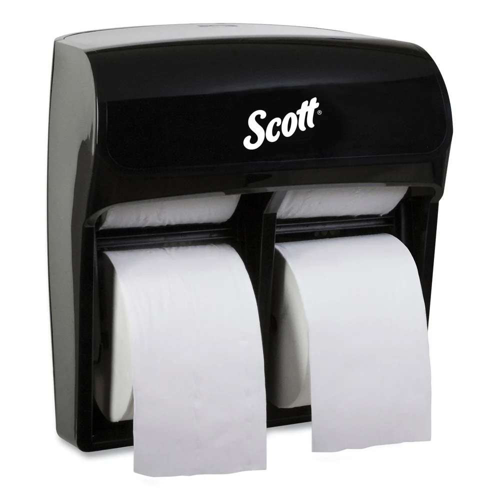 Scott 11.25 in. x 6.31 in. x 12.75 in. Pro High Capacity Coreless SRB Tissue Dispenser - Black (1/Carton)