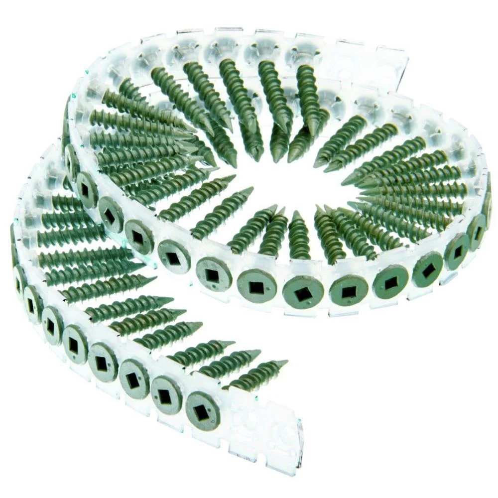 SENCO (1000-Pack) 8-Gauge 1-1/4 in. Collated Cement Board Screws