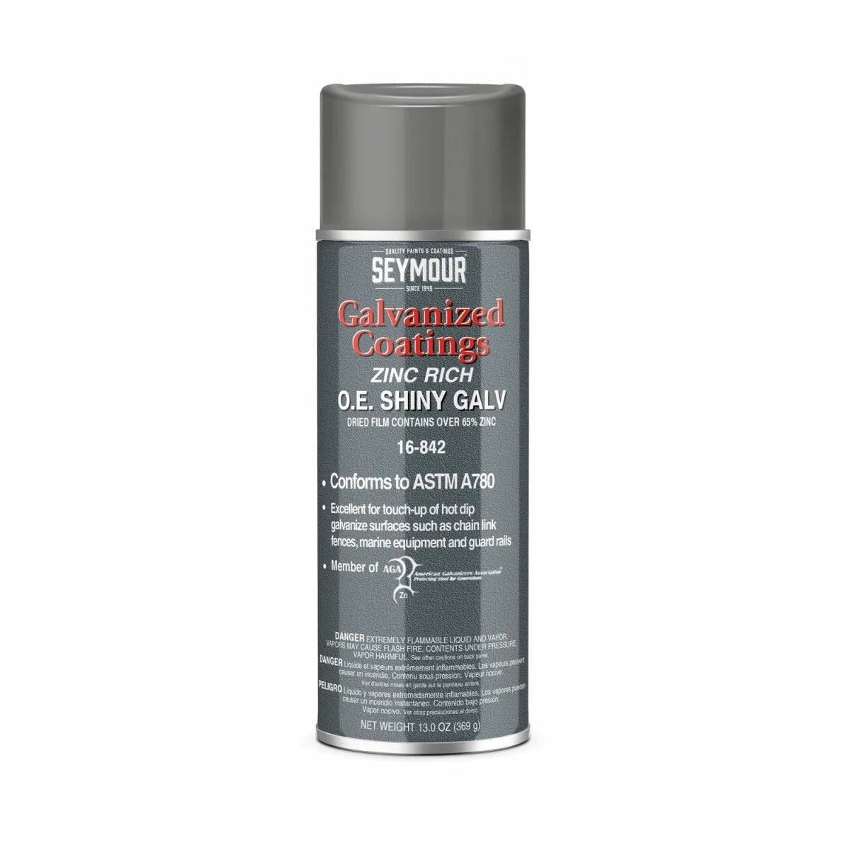 Seymour Galvanized Coating, OE Shiny Galv - 6 Pack