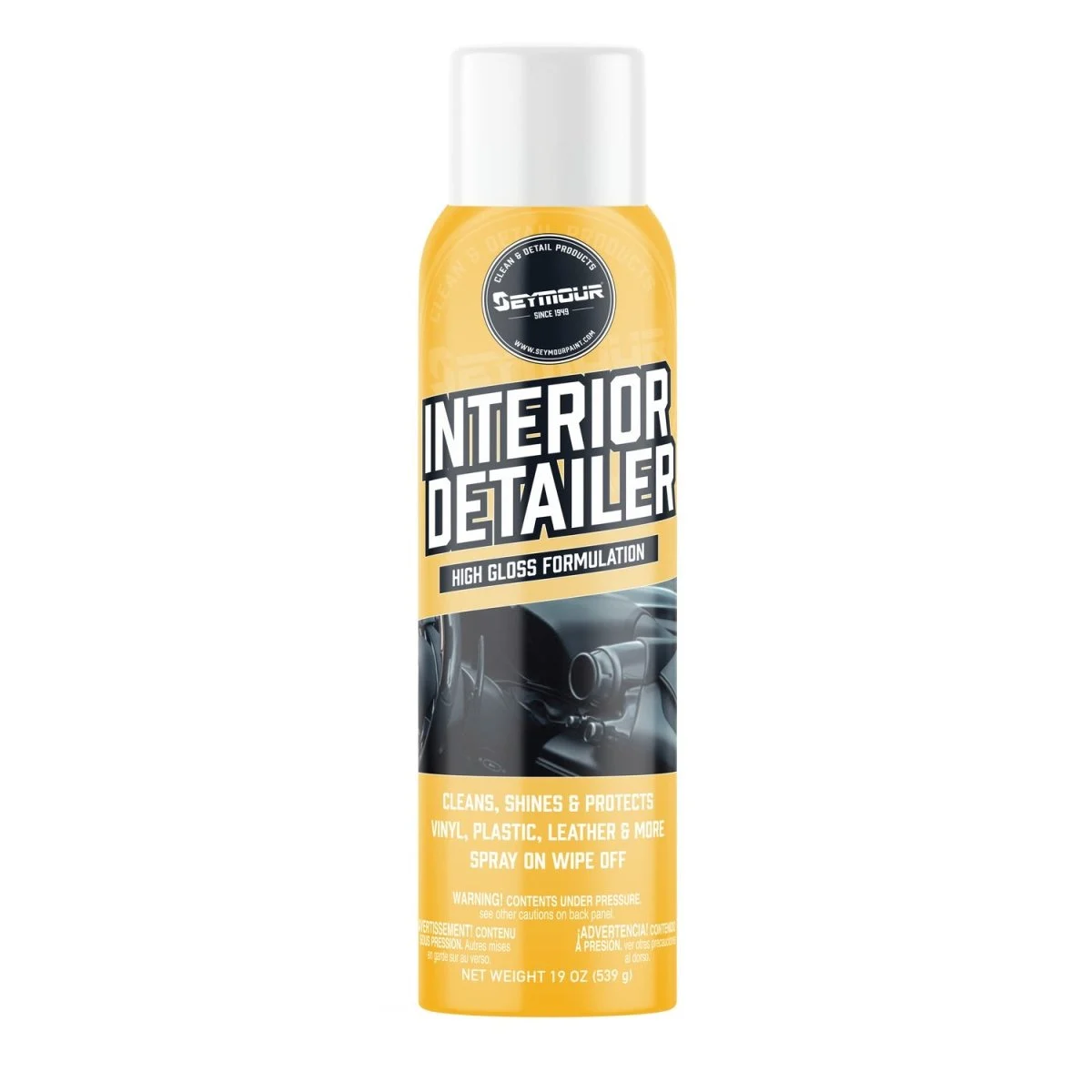 Seymour Interior Detailer Spray-on Wipe-off High-Gloss Formula - Case of 12