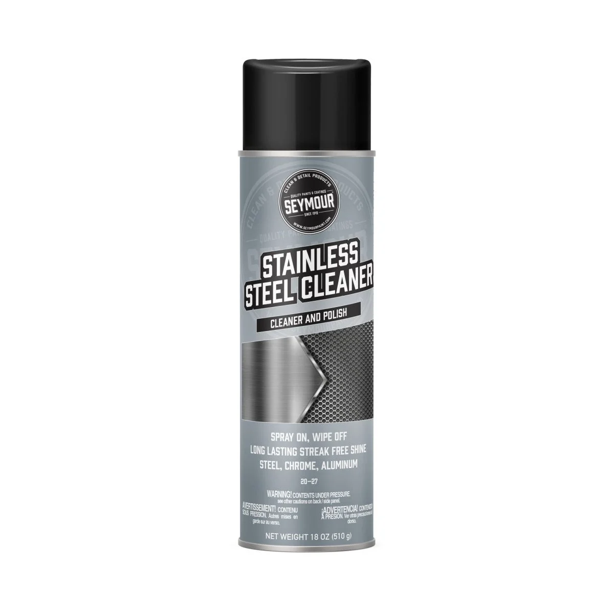 Seymour Stainless-Steel Cleaner and Polish Spray - Case of 12