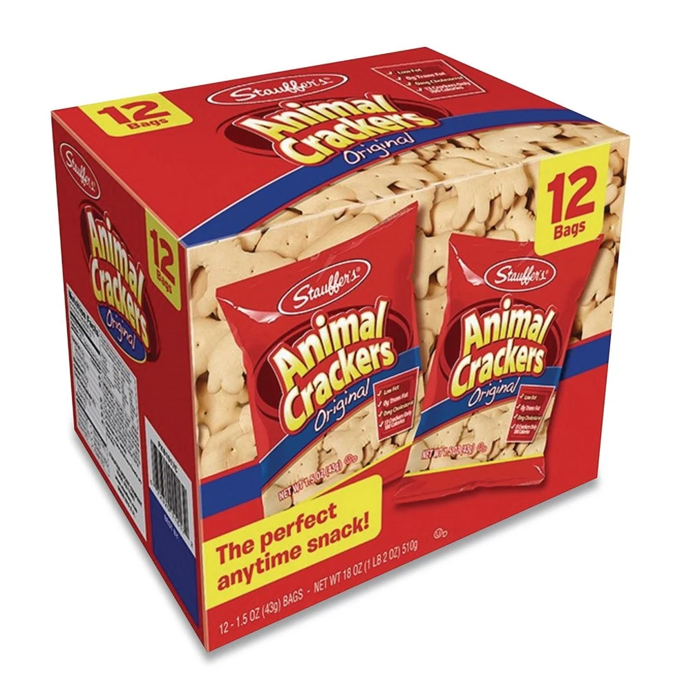 Stauffer's FLE10173 1.5 oz. Bag Animal Crackers (12/Box)
