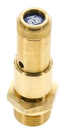 G 3/4'' Brass Pre-Set Safety Valve 0.3 bar (4.35 psi) DN 10