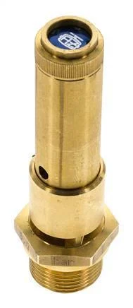 G 3/4'' Brass Pre-Set Safety Valve 11.2 bar (162.44 psi) DN 10