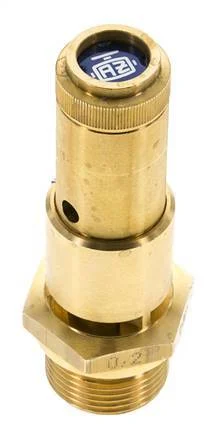 G 3/4'' Brass Pre-Set Safety Valve 1.7 bar (24.66 psi) DN 10