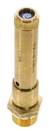 G 3/4'' Brass Pre-Set Safety Valve 44 bar (638.18 psi) DN 10