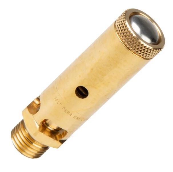G 1/4'' Brass Pre-Set Safety Valve 9.5 bar (137.79 psi) DN 8