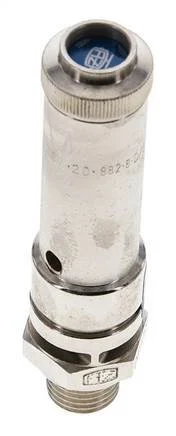 G 1/4'' Nickel-plated Brass Pre-Set Safety Valve 21 bar (304.58 psi) DN 8