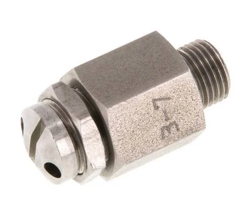 G 1/8'' Stainless steel 303 Adjustable Safety Valve 3-7 bar (43.51-101.53 psi)