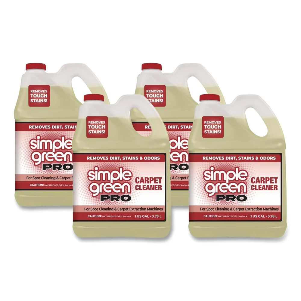 Simple Green 1 Gallon Pro Carpet Cleaner - Unscented (4/Carton)