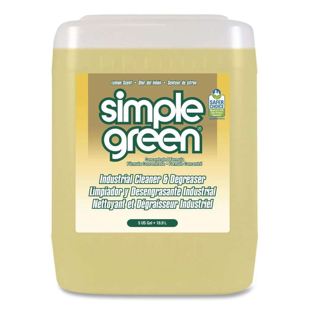 Simple Green 5 Gallon Industrial Cleaner and Degreaser - Lemon Scent