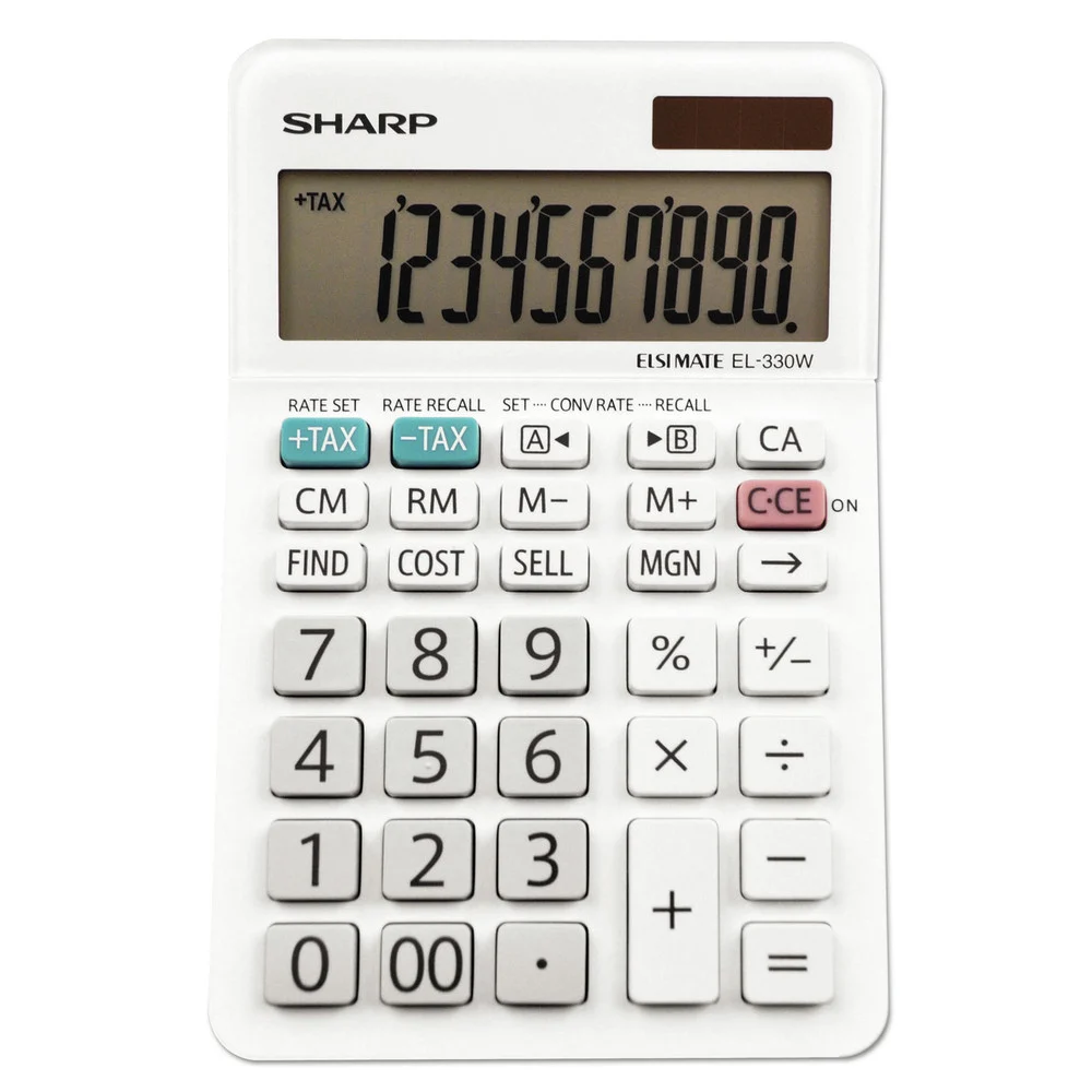 Sharp 10-Digit LCD Desktop Calculator