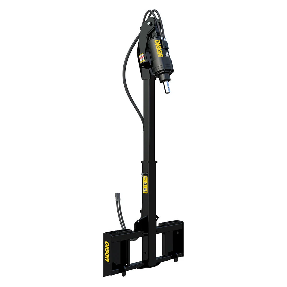 Digga Skid Steer Telescopic Piling and Drilling Mount