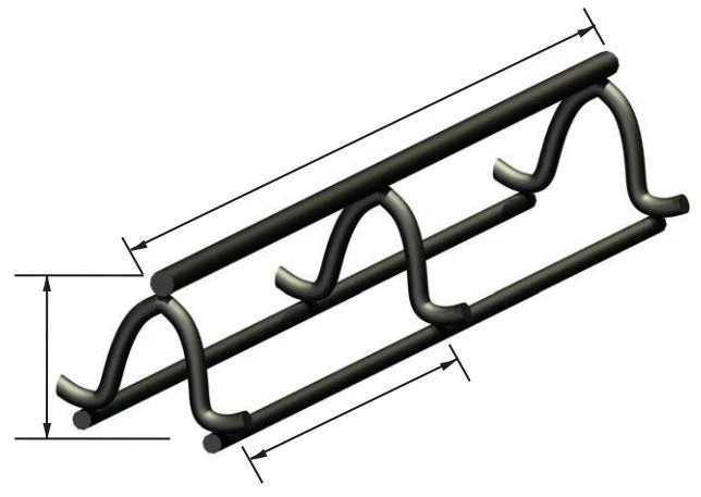OCM Slab Bolster Upper-Plain (Box of 100LF)