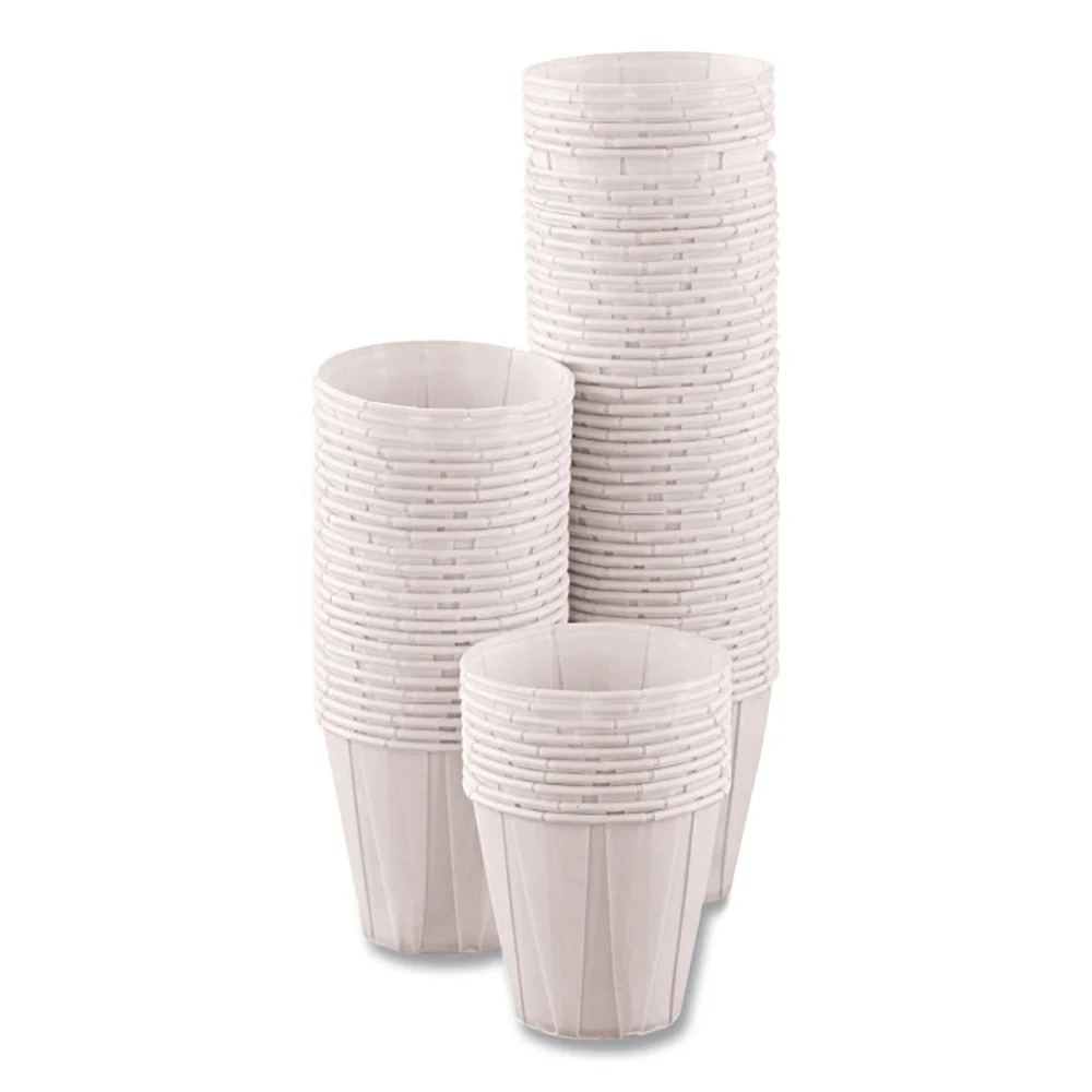 SOLO 3.5 oz. ProPlanet Seal Paper Portion Cups - White (100/Pack)
