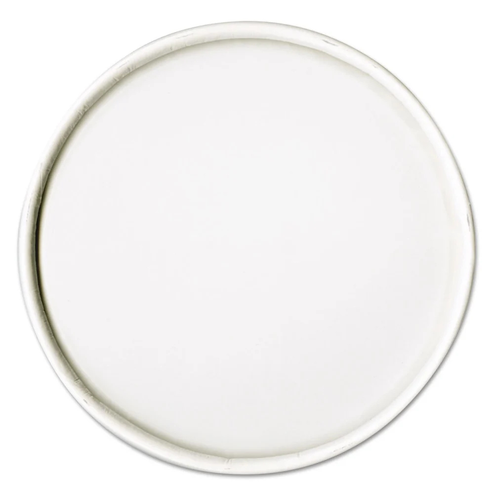 SOLO CA16A-4000 16 oz Spiral-Wound Paper Hot Cup Lids - White (20/Carton)