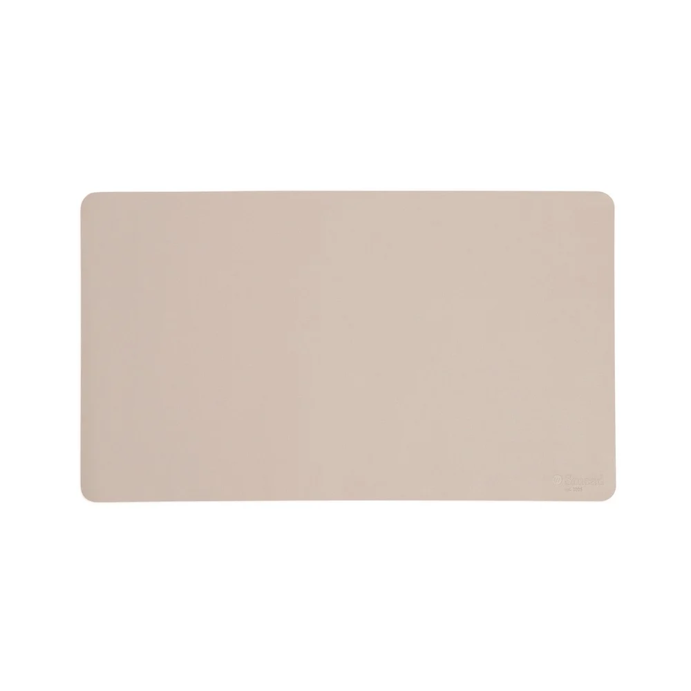 Smead 23.6 x 13.7 Vegan Leather Desk Pads - SandStone