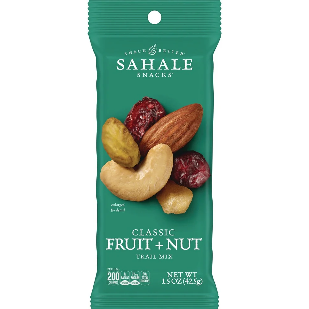 Sahale Snacks 9386900330 1.5 oz Bag Fruit and Nut Classic Trail Mix (18/Carton)
