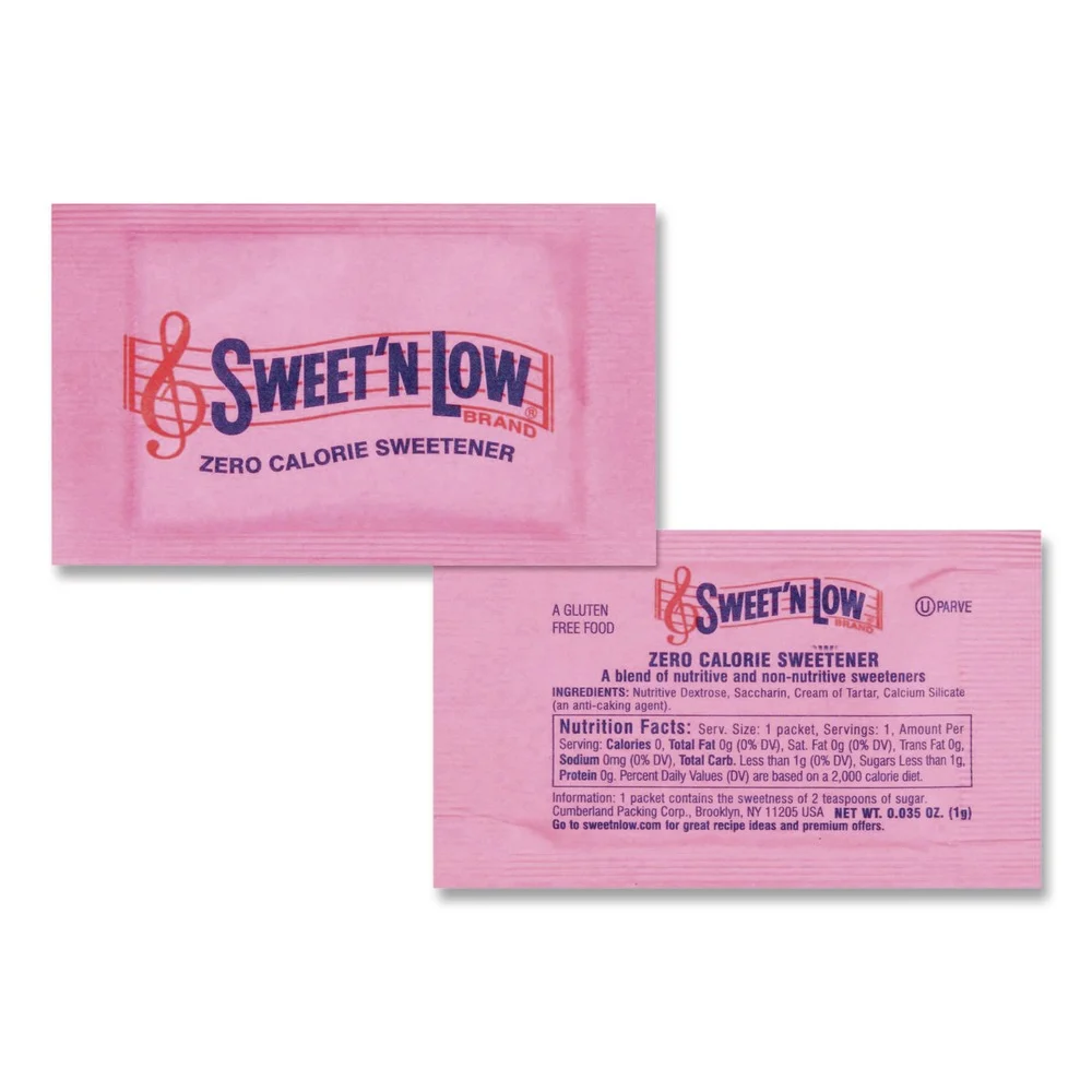 Sweet'N Low 4480050150 1 Gram Packet Zero Calorie Sweetener (400 Packet/Box, 4 Box/Carton)