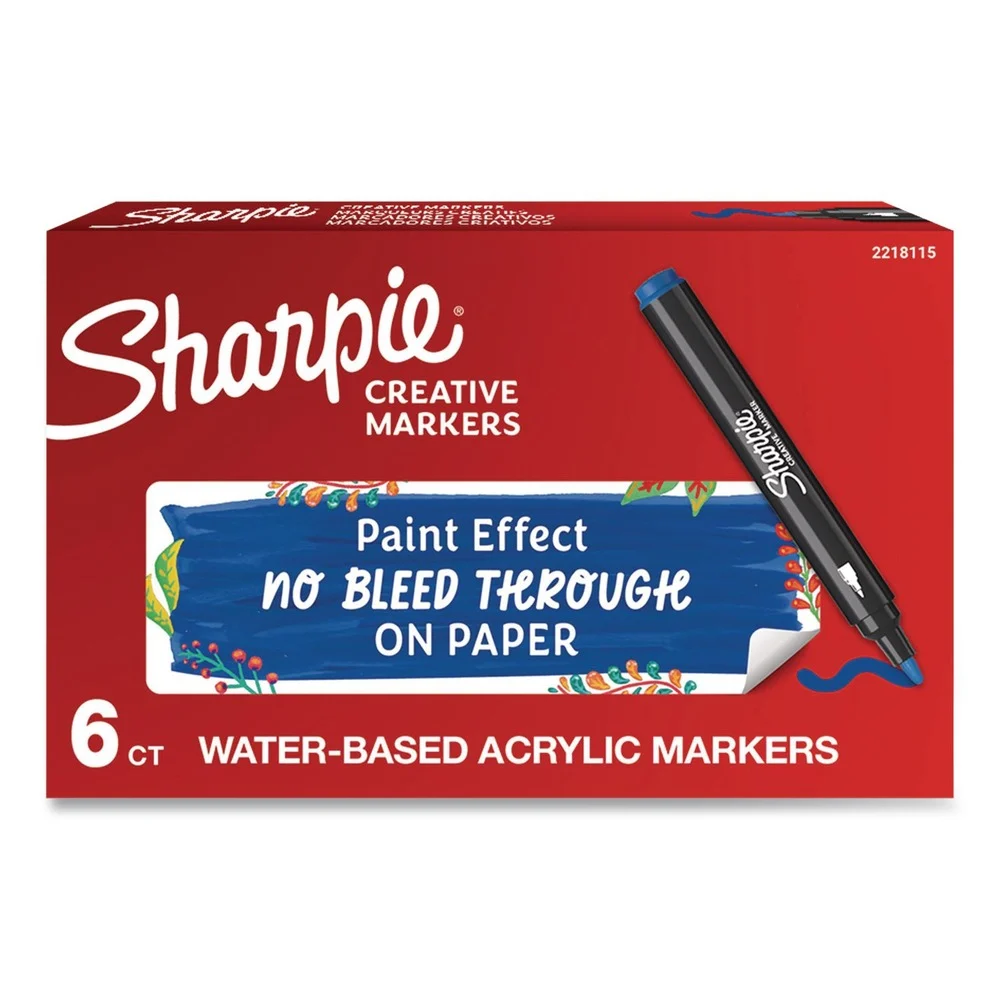 Sharpie Bullet Tip Creative Markers - Parang (6/Pack)