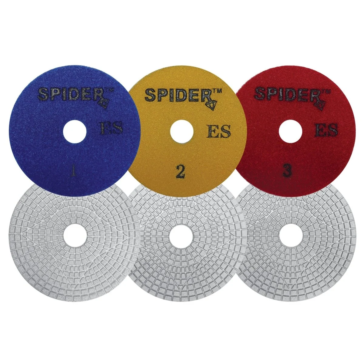Spider™ 3 Step ES Wet Polishing Pads