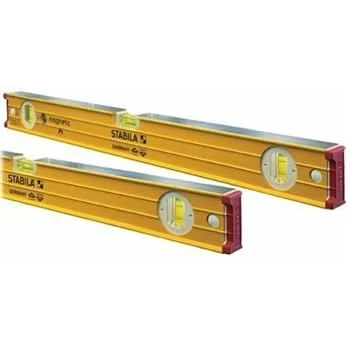 Stabila Type 196 2-Piece Magnetic Jamber Spirit Level Set