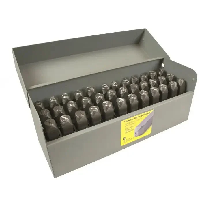 Stamp Set-3/4" Letter/Number Heavy Duty 36Pcs.