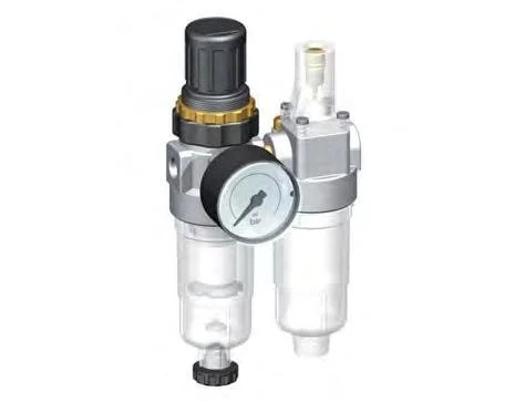 FRL 2-Part G1/4'' 350 l/min 0.5-3.0bar/7-44psi Semi-Auto Metal Standard 0
