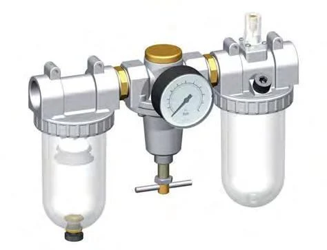 FRL 3-Part G3/4'' 3200 l/min 0.5-10.0bar/7-145psi Semi-Auto Protective Cage Polycarbonate Standard 3