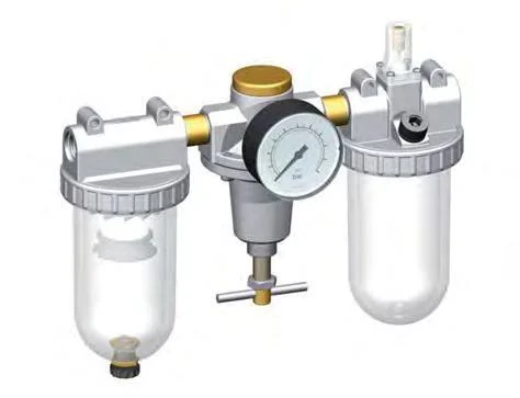 FRL 3-Part G1/2'' 3200 l/min 0.5-10.0bar/7-145psi Auto Metal Standard 3