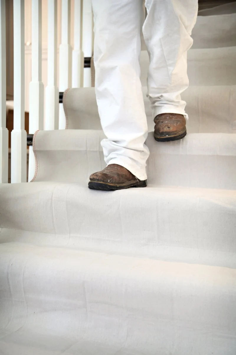 Stay Put® Plus Slip Resistant Canvas Dropcloth