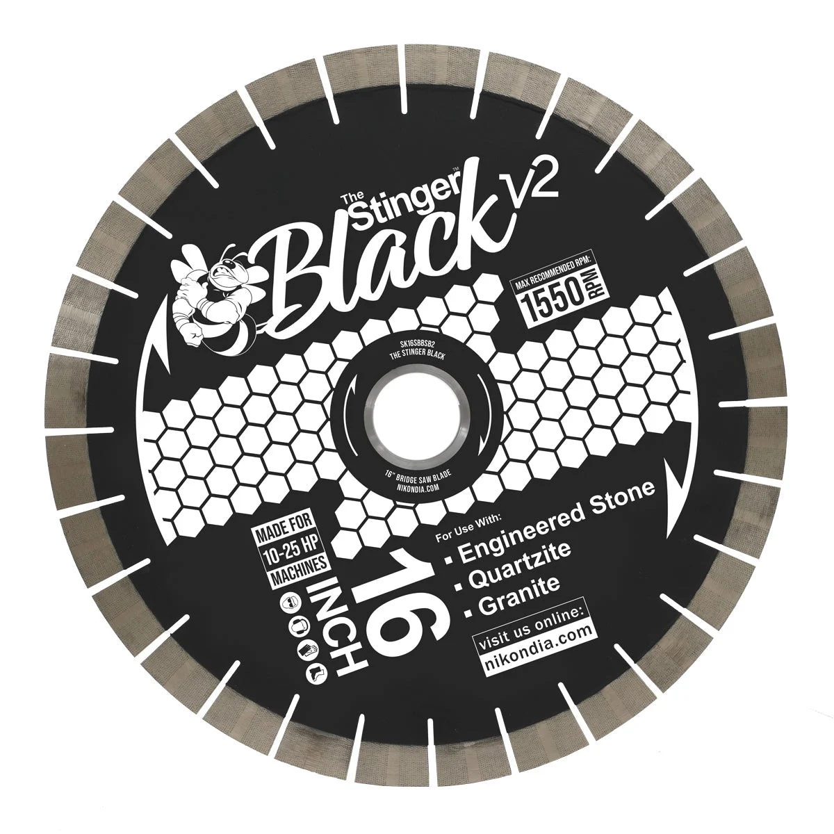 STINGER BLACK™ V2 Bridge Saw Blade