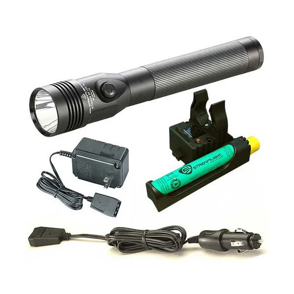 Streamlight 75458 Stinger DS LED HL Rechargeable Flashlight with Charger and PiggyBack (Black)