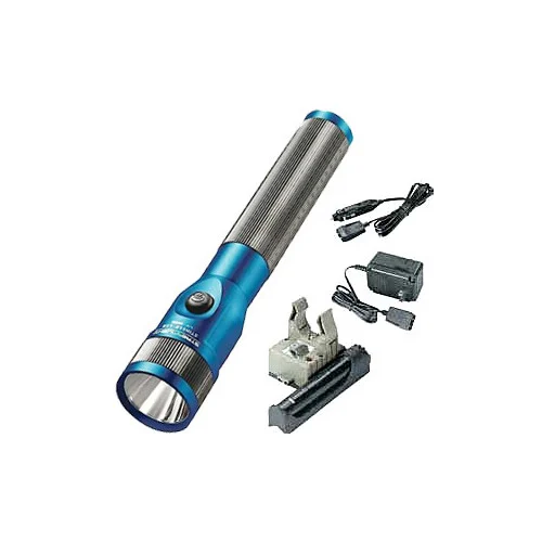 Streamlight 75613 Stinger LED Rechargeable Flashlight with PiggyBack Charger (Blue)